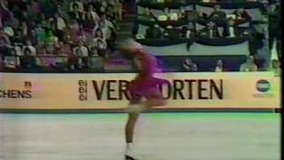 Katarina Witt GDR  1984 Worlds Ladies Long Program [upl. by Kaleb]