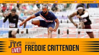 Interview with Freddie Crittenden at the 2024 US Olympic Team Trials — Track amp Field [upl. by Airbmat]