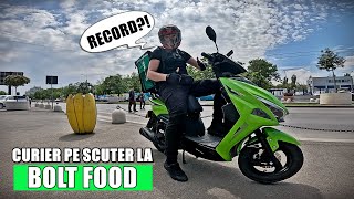 RECORD DE CASTIGURI LA BOLT FOOD INTRO ORA CU SCUTERUL BARTON FLASH 50cc [upl. by Nadler235]