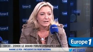 Marine Le Pen  quotJe ne savais pasquot [upl. by Korten]