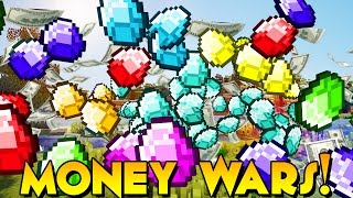 Minecraft MONEY WARS SO MANY DIAMONDS [upl. by Anawak]