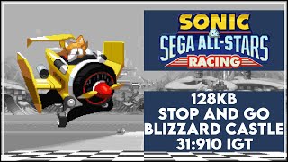 Sonic amp SEGA AllStars Racing Java  128kb  Stop and Go  Blizzard Castle  31s 910ms IGT WR [upl. by Neroled996]