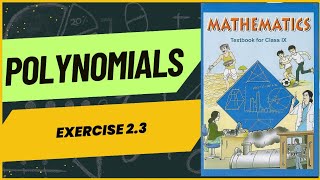 Polynomial class 9  maths class 9 polynomials ex 23  new ncert [upl. by Landa]