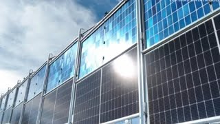 Impianto fotovoltaico verticale agrivoltaico puntata del 240224 linea verde Rai1 [upl. by Adrahc]