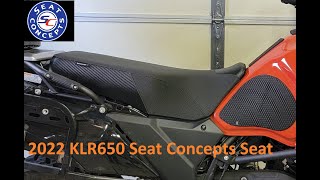 2022 KLR650 Seat Concepts Seat Tall [upl. by Adelric280]