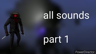 dark speakerman all sounds part 1 [upl. by Ashlan]