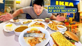 Foods Ive NEVER Tried Before at IKEA in Sydney Australia [upl. by Htiaf]