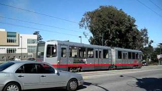 Muni Metro K Ingleside  Ocean Ave amp Howth St San Francisco California [upl. by Akel]