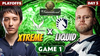 لیکوئید  اکستریم گیم اول 🔥 Ti 13 Main Event Team Liquid vs Xtreme Gaming  Game 1 [upl. by Linskey359]