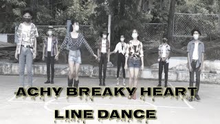 Billy Ray Cyrus Achy Breaky Heart  Line Dance [upl. by Marienthal656]