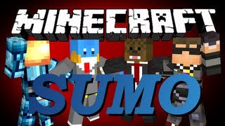 Minecraft SUMO Minigame w SkyDoesMinecraft MinecraftUniverse HuskyMudkipz and Jerome [upl. by Adora]