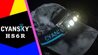 Cyansky HS6R 🔦 Mocna latarka czołowa z czerwonym światłem  Recenzja 4K [upl. by Niliak422]