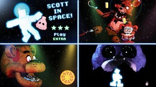 SCOTT IN SPACE  All Endings  Extras  Secrets [upl. by Aynas26]