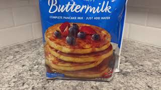 Costco Krusteaz Buttermilk Pancake Mix Review [upl. by Ariahaj549]