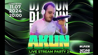 Odlot Do dubajuuu DJ AKUN live stream Party 2 quotJak się Pali Szopaquot [upl. by Mctyre324]