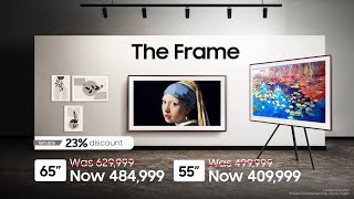 Samsung Frame TV  The perfect matte display [upl. by Neetsirk19]