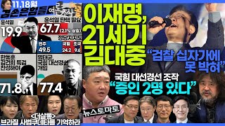 김어준의 겸손은힘들다 뉴스공장 2024년 11월 18일 월요일 김기성 뉴스토마토 편집국장 THE살롱 김진해 여론조사 김민석 동네사람들 [upl. by Blakely]