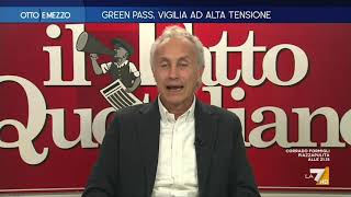 Green pass obbligatorio lallarme di Marco Travaglio quotCi saranno grandi problemi Ne valeva [upl. by Nawed]