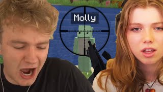 I Shot Molly In The Face In Minecraft [upl. by Hutchinson]