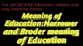 L02  Etymological Meaning of Education  Class 11th Education  Pervaz Shahmiri  EnglishHindi [upl. by Ragde224]