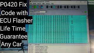 P0420 Code Fix with Toyota ECU Flasher Cheap and Easy [upl. by Seleta693]