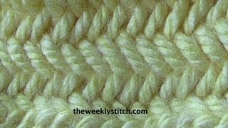 Herringbone Stitch in the Round [upl. by Enniroc]