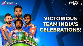 Team Indias T20 WC celebrations Rohit Kohlis announcement amp more  FTB  T20WorldCupOnStar [upl. by Netsua]