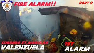 Apr 20 2024 1st alarm Part 2 Pumper Prince responded 1070  Cordero st Marulas Valenzuela [upl. by Ettenuahs]