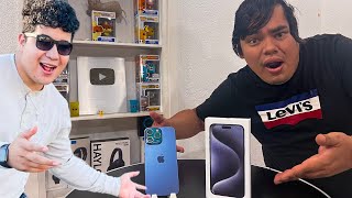 akimaguilarvlogs Unboxea Mi Nuevo iPhone 15 Pro Max 😱😱😱 [upl. by Nawiat]