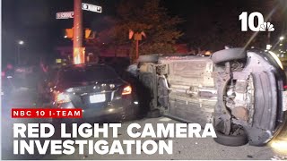 NBC 10 ITeam investigation shows red light cameras curb crashes but not always [upl. by Mcginnis]