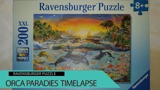 Ravensburger Puzzle  Orca Paradies  200 Teile  TimelapseZeitraffer [upl. by Susana502]