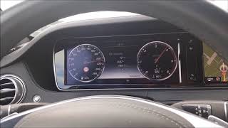 MercedesBenz S350d 258HP Top speed 100250 kmh  Acceleration [upl. by Paderna]