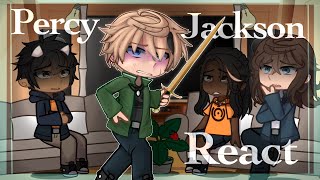 Percy Jackson React  pt1  gacha angst percyjackson reaction react funny trending viral pj [upl. by Eseenaj802]