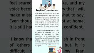 english englishspeaking englishpresentation islulanaenglish [upl. by Aizan977]