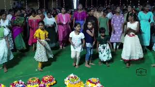 Mellacheruvu Bhathukamma Celebrations 2024 At Gramapanchyathi [upl. by Annasor]