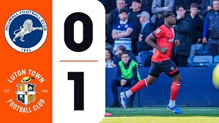 Millwall 01 Luton  Highlights [upl. by Airetnahs]