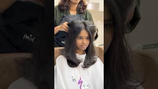 Minimal Layer with Curtain Bangs ❤️‍🔥 Instyl Hair N Bridal Studio  Washermenpet Chennai [upl. by Hamilah]