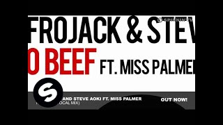 Afrojack and Steve Aoki ft Miss Palmer  No Beef Vocal Mix [upl. by Mavis939]