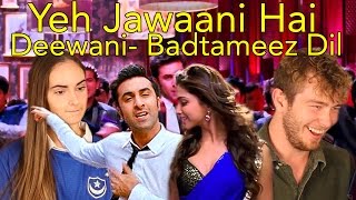 Badtameez Dil Full Song HD Yeh Jawaani Hai Deewani ReactionReview [upl. by Herm]