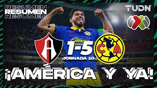 HIGHLIGHTS  Atlas 15 América  CL2024  Liga Mx J10  TUDN [upl. by Diarmuid]