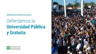 Defensa de la Universidad pública y Gratuita NoalArancelamiento [upl. by Aliakam470]