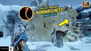 The Lost Treasury Nornir Chest Puzzle Solution ALL Horns of Blood Mead  God of War Ragnarok [upl. by Alaster]