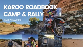 Riding with digital roadbooks at the 2022 Karoo Rally amp Roadbook Camp [upl. by Elayor]