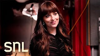 Dakota Johnson Gives a Tour of SNLs Studio 8H [upl. by Iruyas]