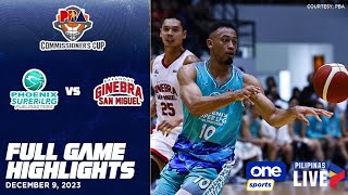 Phoenix vs Brgy Ginebra highlights  PBA Season 48 Commissioners Cup  Dec 9 2023 [upl. by Alastair942]