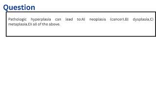 Pathologic hyperplasia can lead to [upl. by Enyaz764]