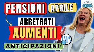 ULTIME NOVITÀ sulle PENSIONI di APRILE PAGAMENTI date aumenti e aggiornamenti IRPEF 2024 ANTICIPI [upl. by Anwahsat]