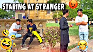 Staring At Strangers Pakistani Prank Video Cafe Videos [upl. by Enirehtahc]