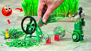 Tractor making pulley chaff cutter A to Z process science projectdiy tractor home made chaff cutter [upl. by Raffarty226]