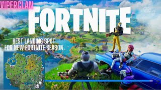 Best place to land in Fortnites new season fortnite fortniteseason2 fyp [upl. by Aicad]